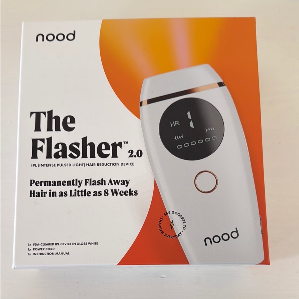 The Flasher 2.0 IPL Hair Reduction Device - White
